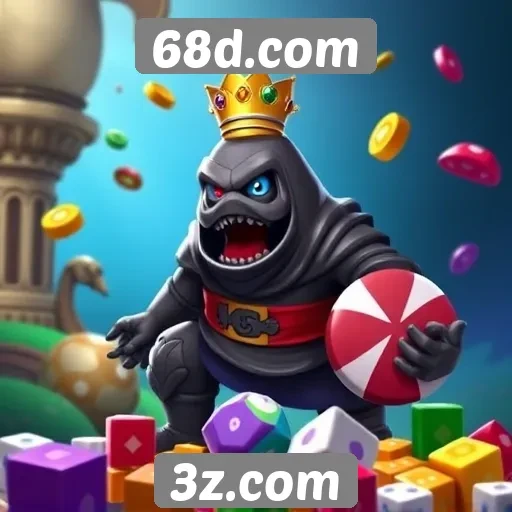 A variedade de jogos disponíveis no site 68d.com